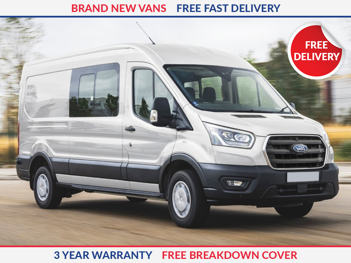 Ford Transit 2.0 EcoBlue 130ps H2 Leader Double Cab Van